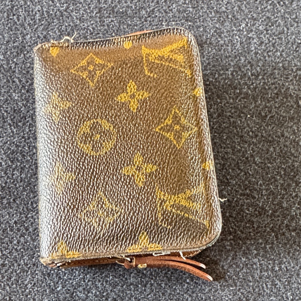 Louis Vuitton Brown and Gold Monogram Wallet